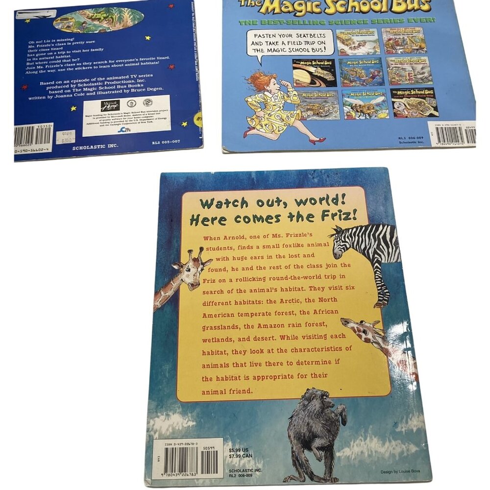 The Magic School Bus Books Lot Science Picture Readers Chapter Scholastic Qty 11 - Picture 3 of 8